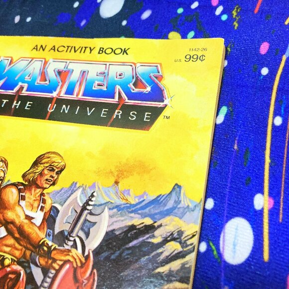 VINTAGE * 1983* MASTERS OF THE UNIVERSE ACTIVITY BOOK * MATTEL x HE-MAN x GOLDEN - Picture 2 of 12